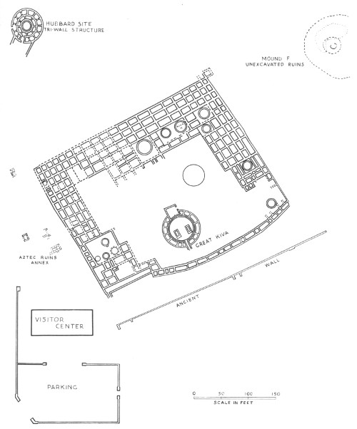 AZTEC RUINS&mdash;GROUND PLAN