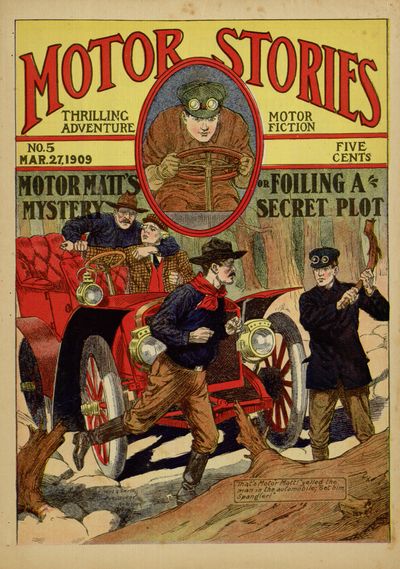 "That's Motor Matt!" yelled the
man in the automobile, "Get him,
Spangler!"