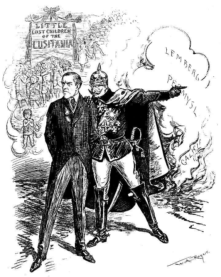 The Kaiser advising President Wilson.