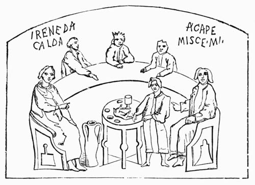 Illustration: Fig. 134.&mdash;Ancient Agape.