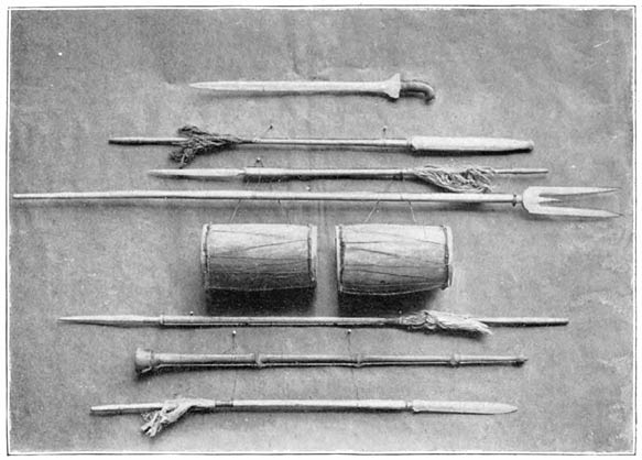 Plate 1.&mdash;Some of the Selangor Regalia.