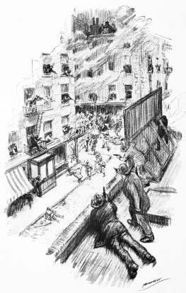 “From every window they received a hail of bullets”

[Page 315