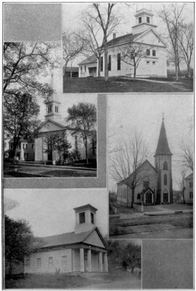 SOME NEW MILFORD CHURCHES
Methodist Episcopal Baptist, Northville
Methodist, Gaylordsville Saint Francis Xavier
