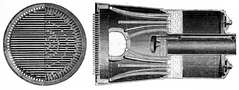 BOILER OF MESSRS. MERRYWEATHER AND SONS’ STEAM
FIRE-ENGINE.