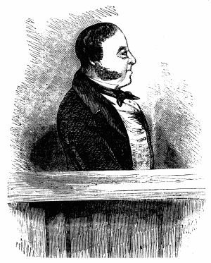 [Image not
available: drawing of Palmer in the dock]