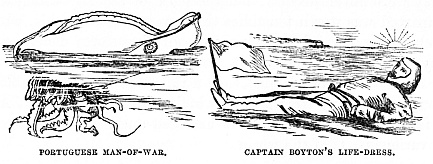 Image unavailable: PORTUGUESE MAN-OF-WAR.
CAPTAIN BOYTON’S LIFE-DRESS.