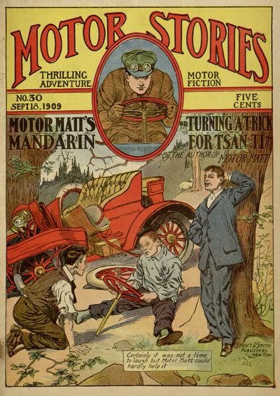 Certainly it was not a time
to laugh but Motor Matt could
hardly help it