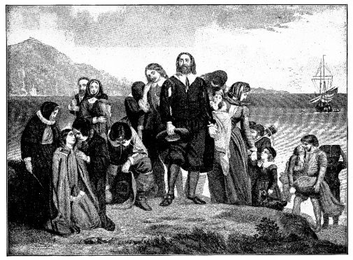 Image unavailable: THE LANDING OF THE PILGRIMS.

“Yes! as my foot was the first that stepped on this rock at the landing,
So, with the blessing of God, shall it be the last at the leaving!”

