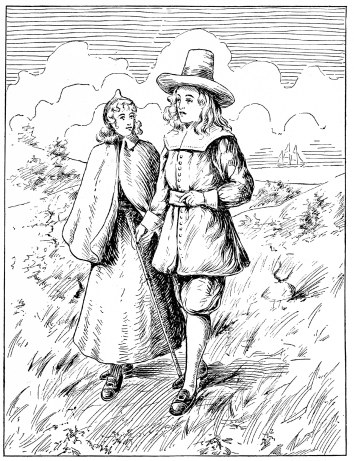 Image unavailable: Thus, as a pilgrim devout, who toward Jerusalem journeys,
Journeyed this Puritan youth to the Holy Land of his longings,

