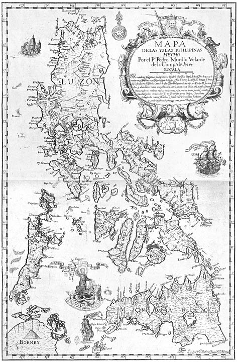 Map of the Philippine Islands; photographic facsimile from original map in Murillo Velarde&rsquo;s Historia de la provincia de Philipinas (Manila, 1749)