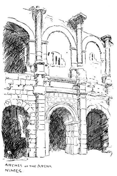 ARCHES OF THE ARENA.

NIMES.