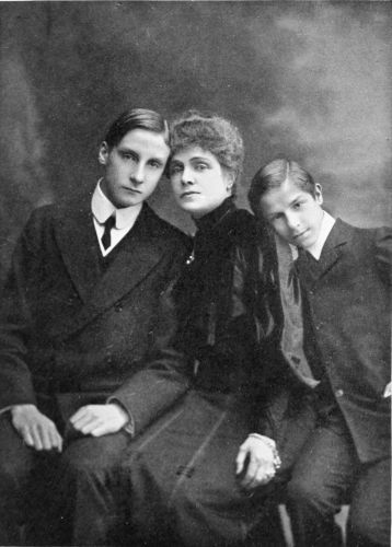 Image unavailable: THE INFANTA EULALIA AND HER TWO SONS
Photograph by Boissonnas & Taponier, Paris.