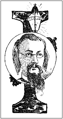 Illustration: REVEREND
DOCTOR IMMACULATE BARKWORST - ILLUSTRATED LETTER ‘I’.