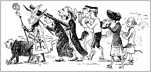 Illustration: SOCIETY FOR THE PROTECTION
OF THE ALMIGHTY.
