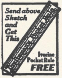 Send above Sketch and Get This Ivorine
  Pocket Rule FREE
