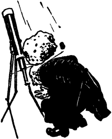 Vom Kometenstück getroffen