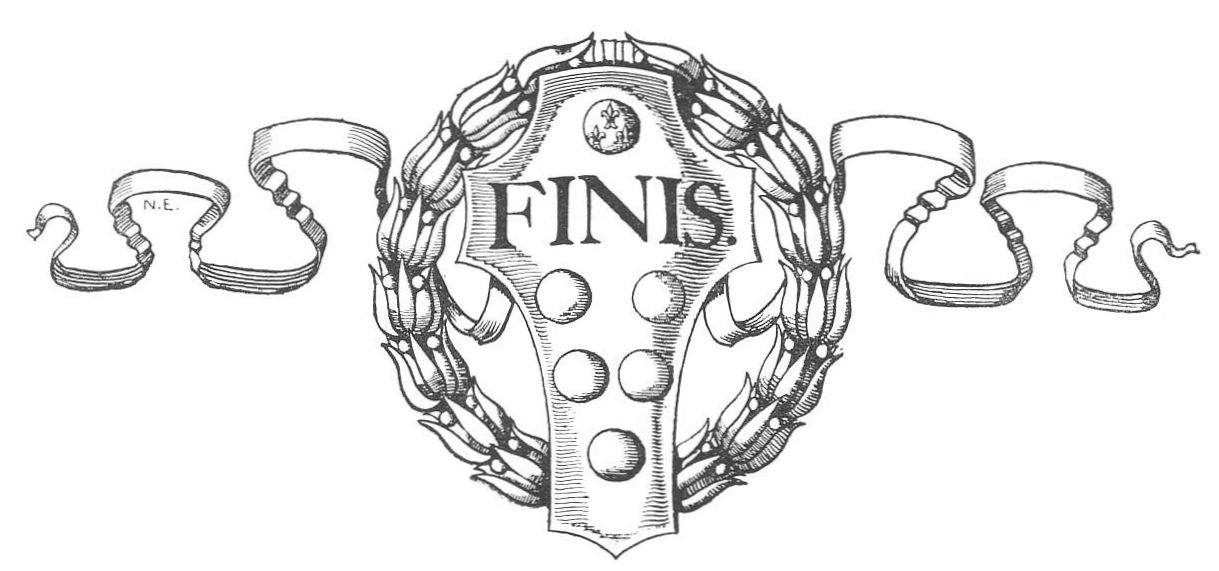 The Medici Shield. Reads Fenis.